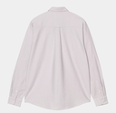 Camisa Carhartt WIP L/S C-Logo - Pink Fog/White