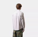 Camisa Carhartt WIP L/S C-Logo - Pink Fog/White
