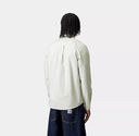 Camisa Carhartt WIP L/S C-Logo - Pale Olive/White