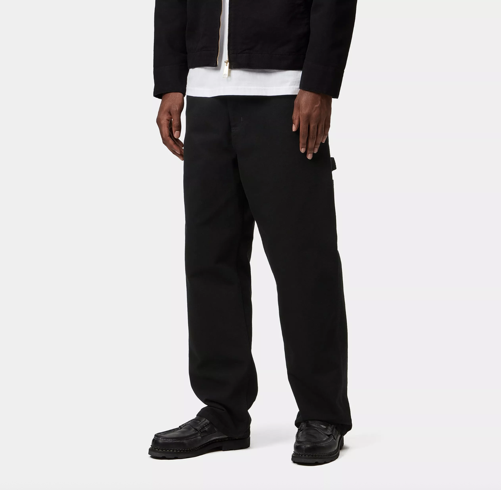 Pantalón Carhartt WIP Single Knee Pant - Black (rinsed)