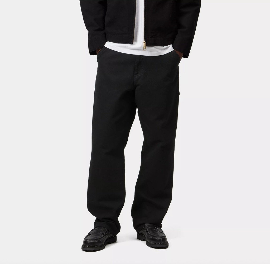 Pantalón Carhartt WIP Single Knee Pant - Black (rinsed)