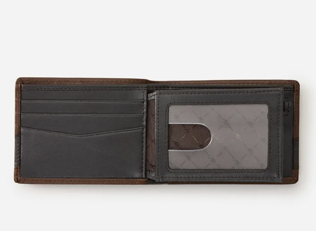 Cartera Rip Curl Diamond RFID Slim - Brown/Tan