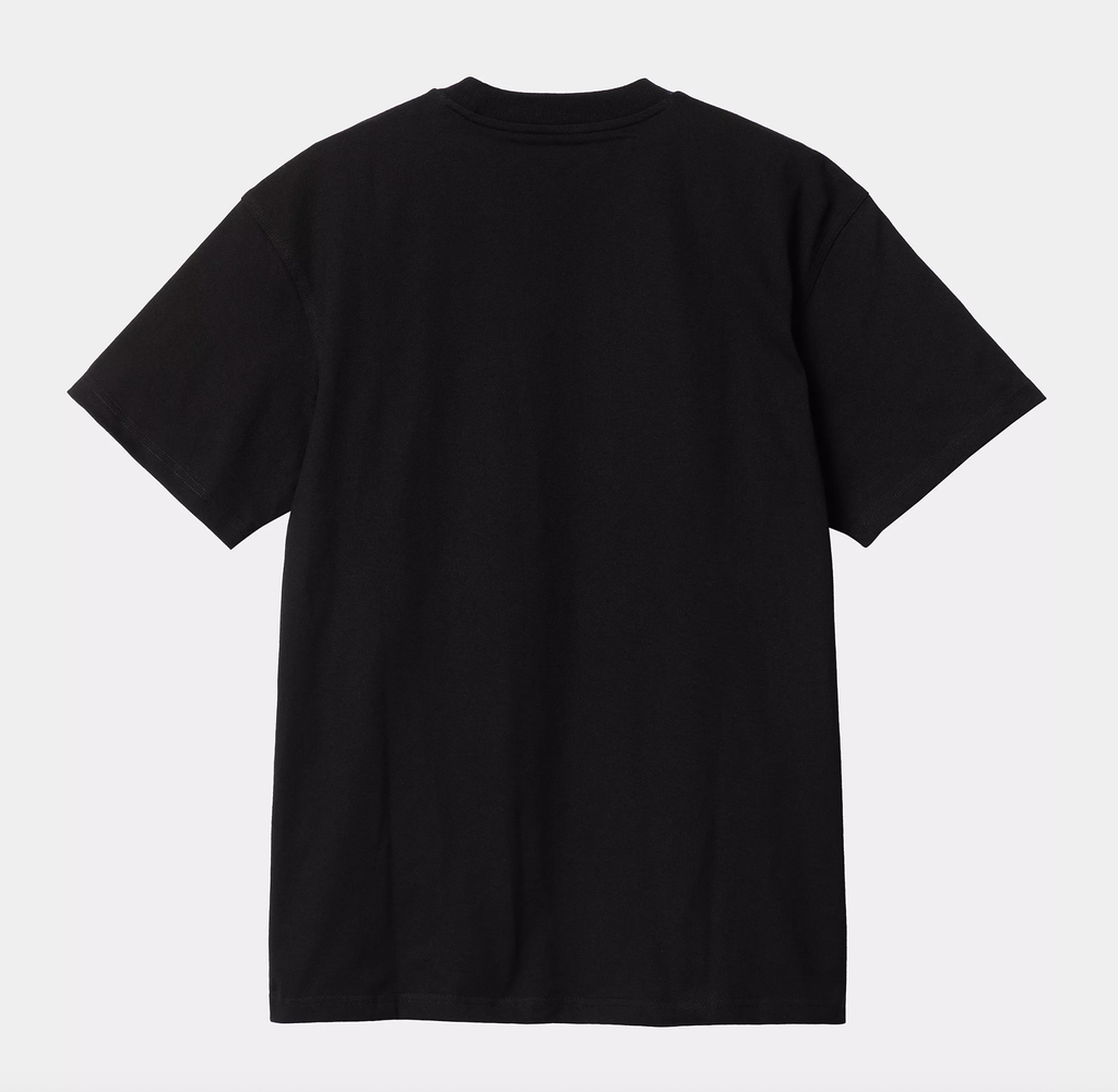 Camiseta Carhartt WIP American Script - Black