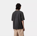 Camiseta Carhartt WIP Hudson Pocket - Black (chalk wash)