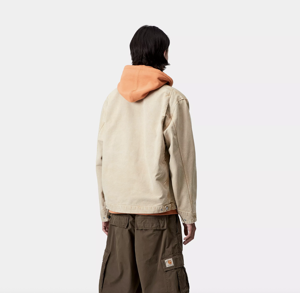 Chaqueta Carhartt WIP OG Detroit - Dusty H Brown/Dusty H Brown (Chalk Wash)