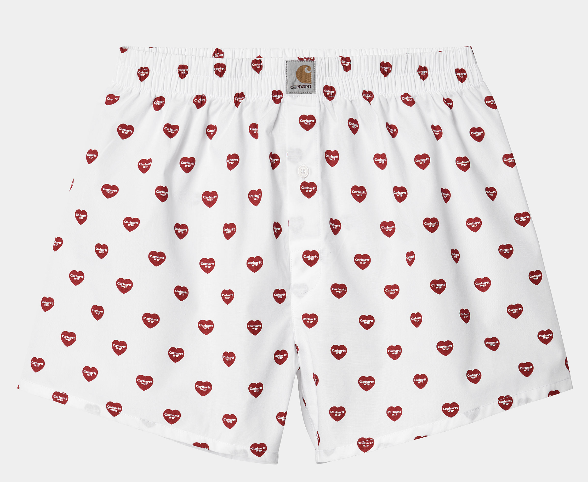 Calzoncillos Carhartt Cotton Heart Print - White