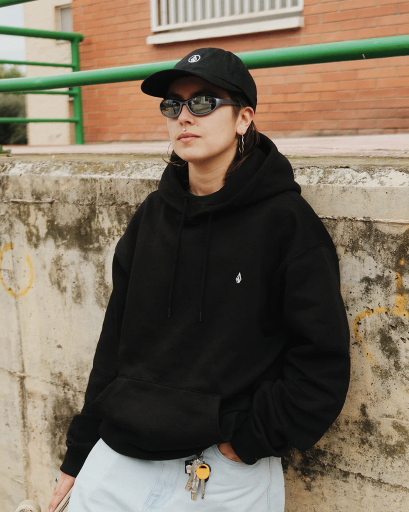 Sudadera con Capucha Volcom Single Stone - Black