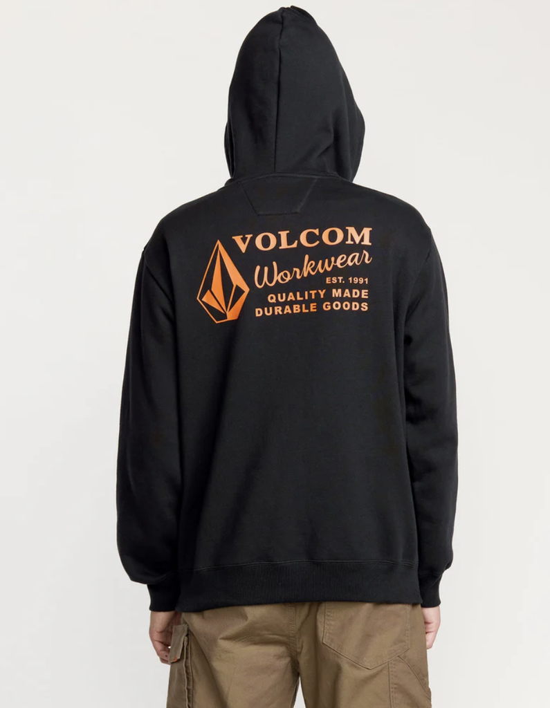 Sudadera Con Capucha Volcom Workwear - Black