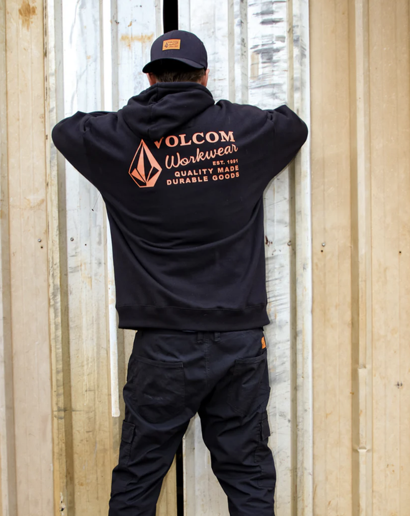 Sudadera Con Capucha Volcom Workwear - Black
