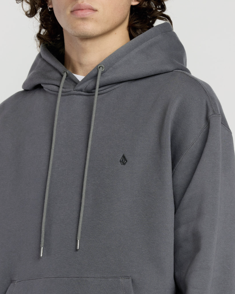 Sudadera Con Capucha Volcom Single Stone - Asphalt Black