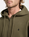 Sudadera Con Cremallera Volcom Single Stone - Sage Leaf