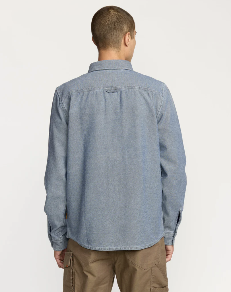 Camisa Volcom Levelstone - Blue Wash