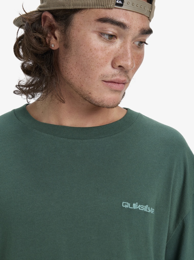 Camiseta Quiksilver Salt Water - Trekking Green (tkr)