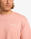 Camiseta Billabong Arch Crew - Ash Rose