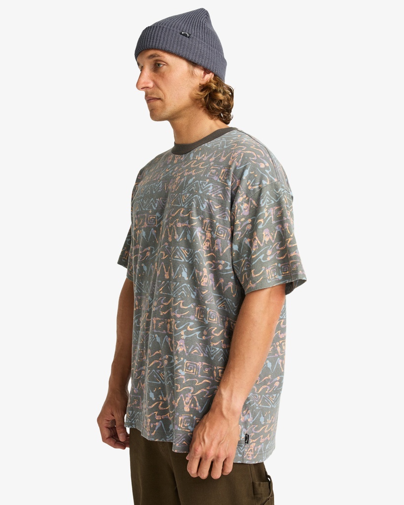 Camiseta Billabong Paint Rack Wave - Pewter
