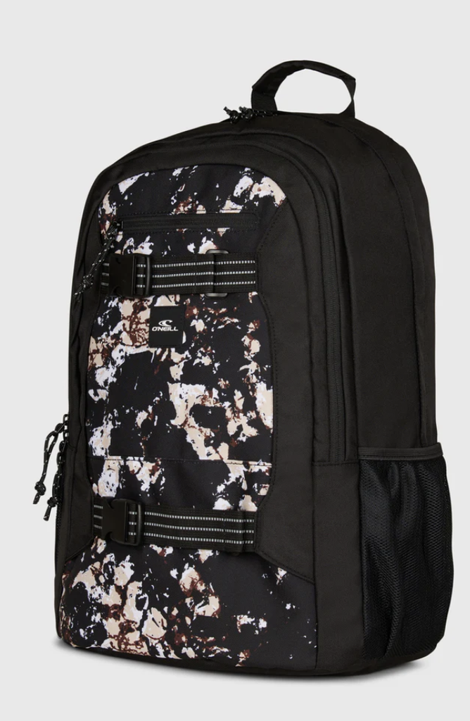 Mochila O'Neill Boarder Backpack - Black/Beige Quarry