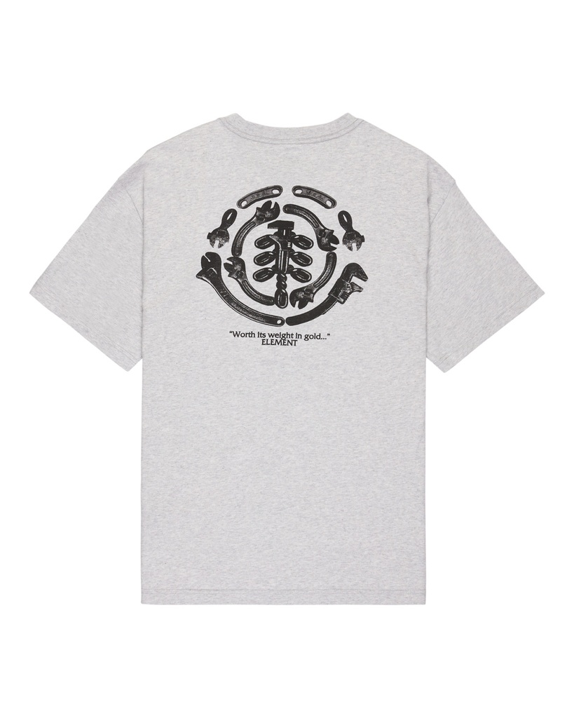 Camiseta Element Iron Works - Mid Grey Heather