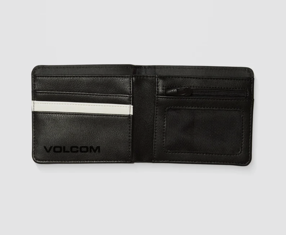 Cartera Volcom Slim Stone Small - Black