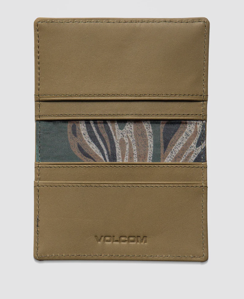 Tarjetero Volcom Straight Up - Ermine