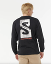 Camiseta Manga Larga Rip Curl The Search Gear - Black