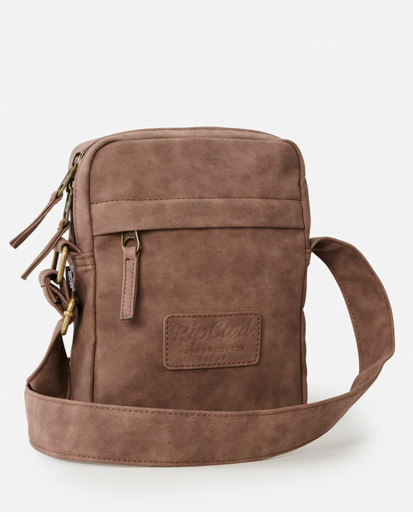 Bolso Rip Curl Classic Leazard No Idea - Brown