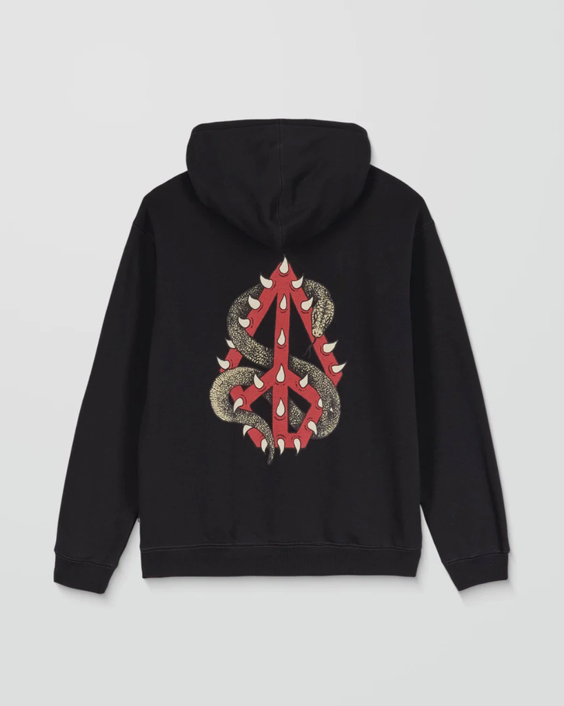 Sudadera Con Capucha Volcom Watanite - Black
