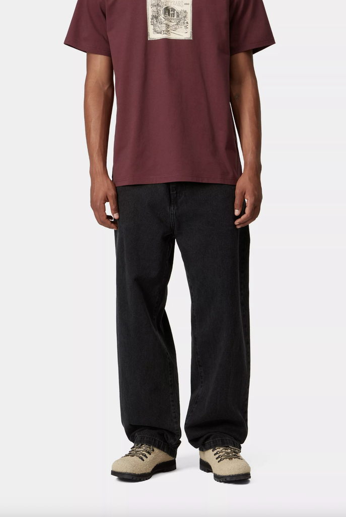Pantalón Vaquero Carhartt WIP Landon - Black (Stone Washed)
