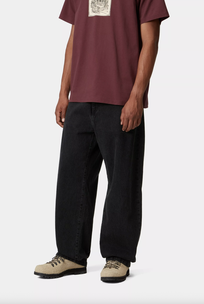 Pantalón Vaquero Carhartt WIP Landon - Black (Stone Washed)