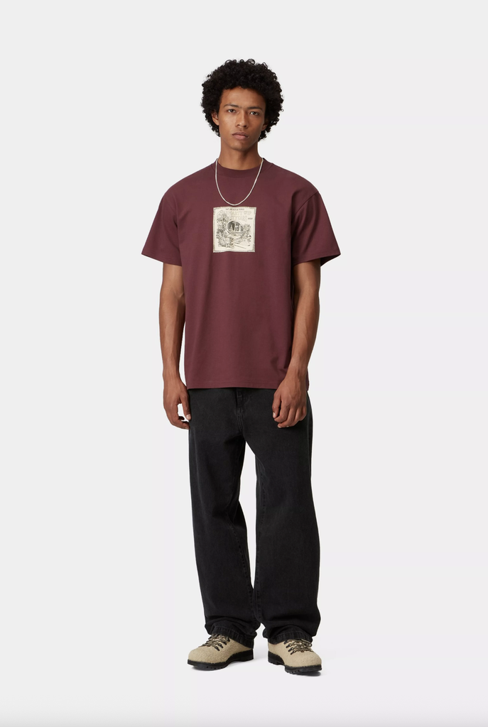 Pantalón Vaquero Carhartt WIP Landon - Black (Stone Washed)