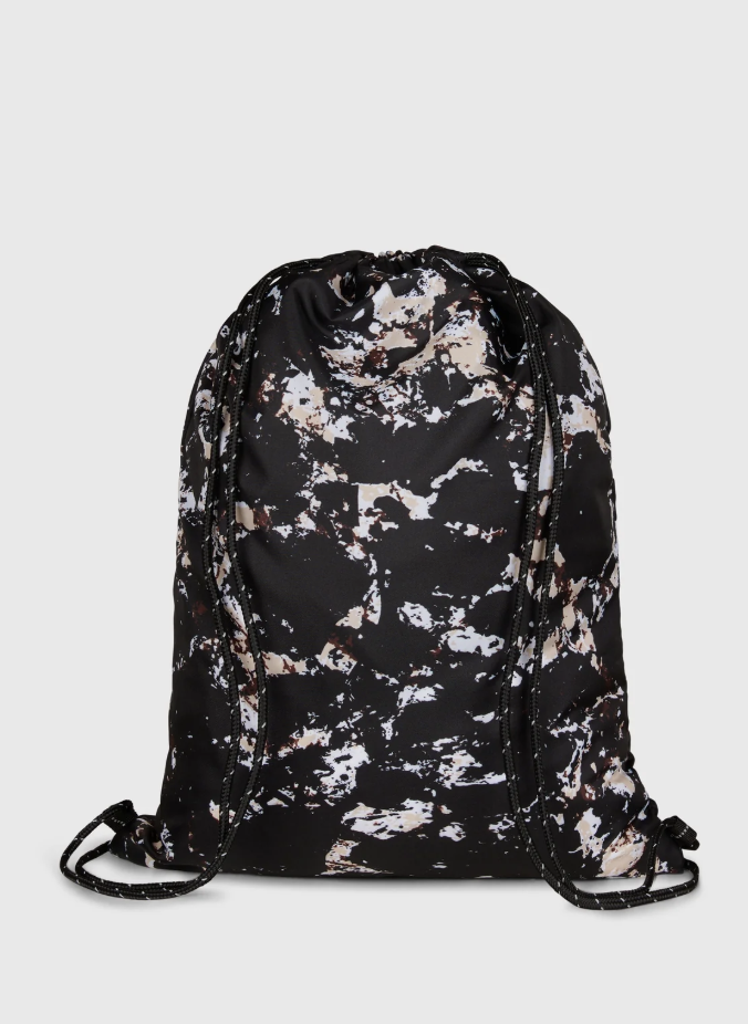 Mochila Gym Sack - Black/Beige Quarry