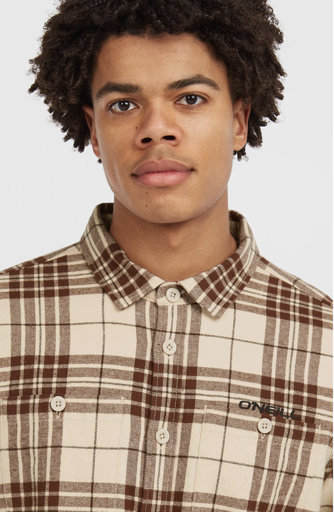 Camisa Franela O'neill Must-Have - Beige Flannel Check