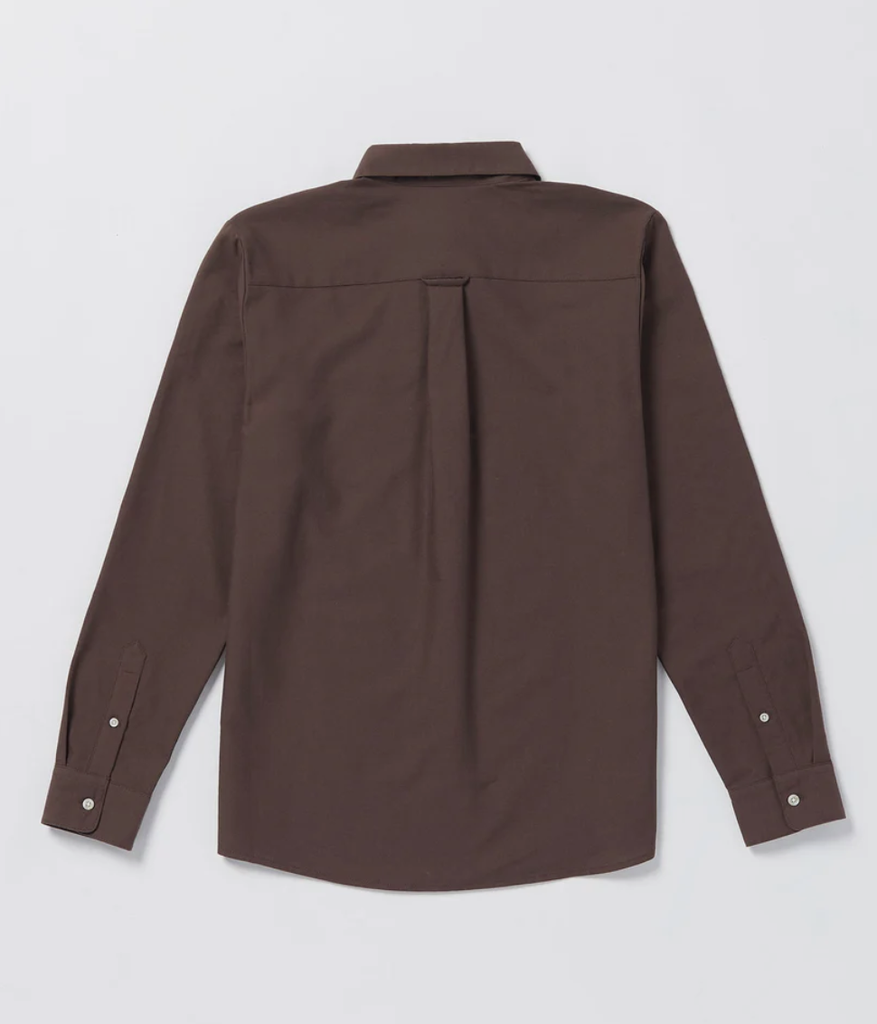 Camisa Volcom Veeco Oxford - Brown Stone