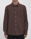 Camisa Volcom Veeco Oxford - Brown Stone