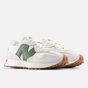 Zapatillas New Balance 327WKN - Linen con Dark Alpine Green