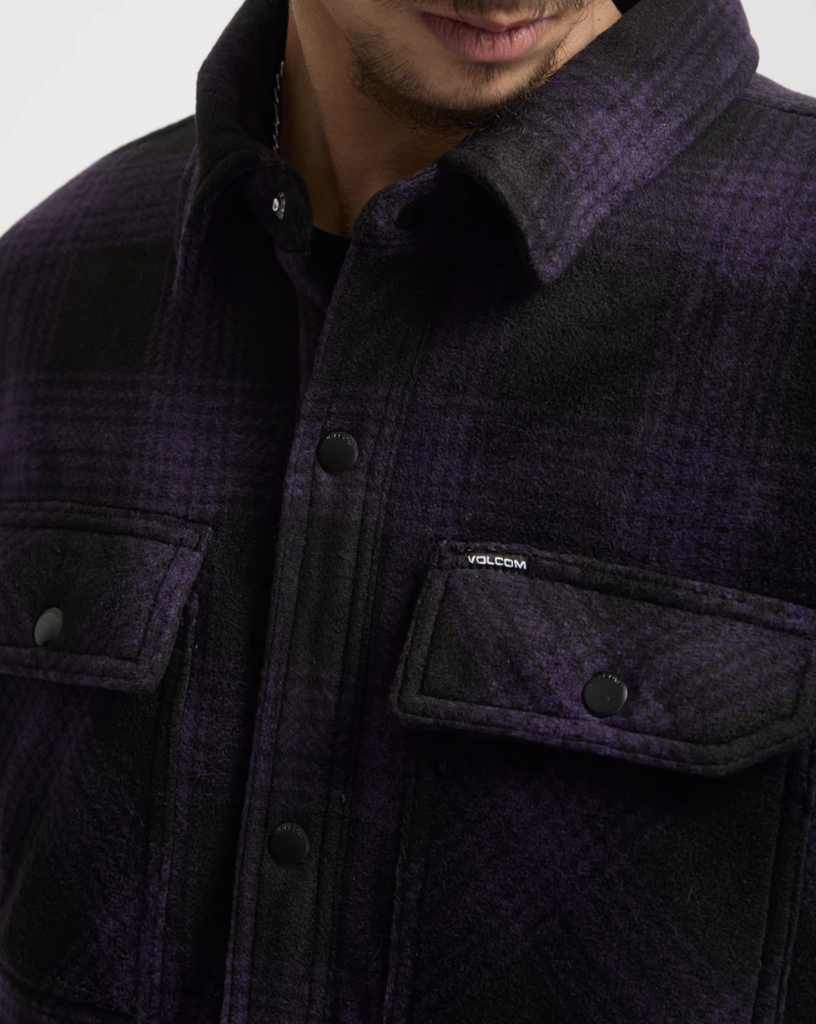 Sobrecamisa Volcom Bowered - Dark Purple