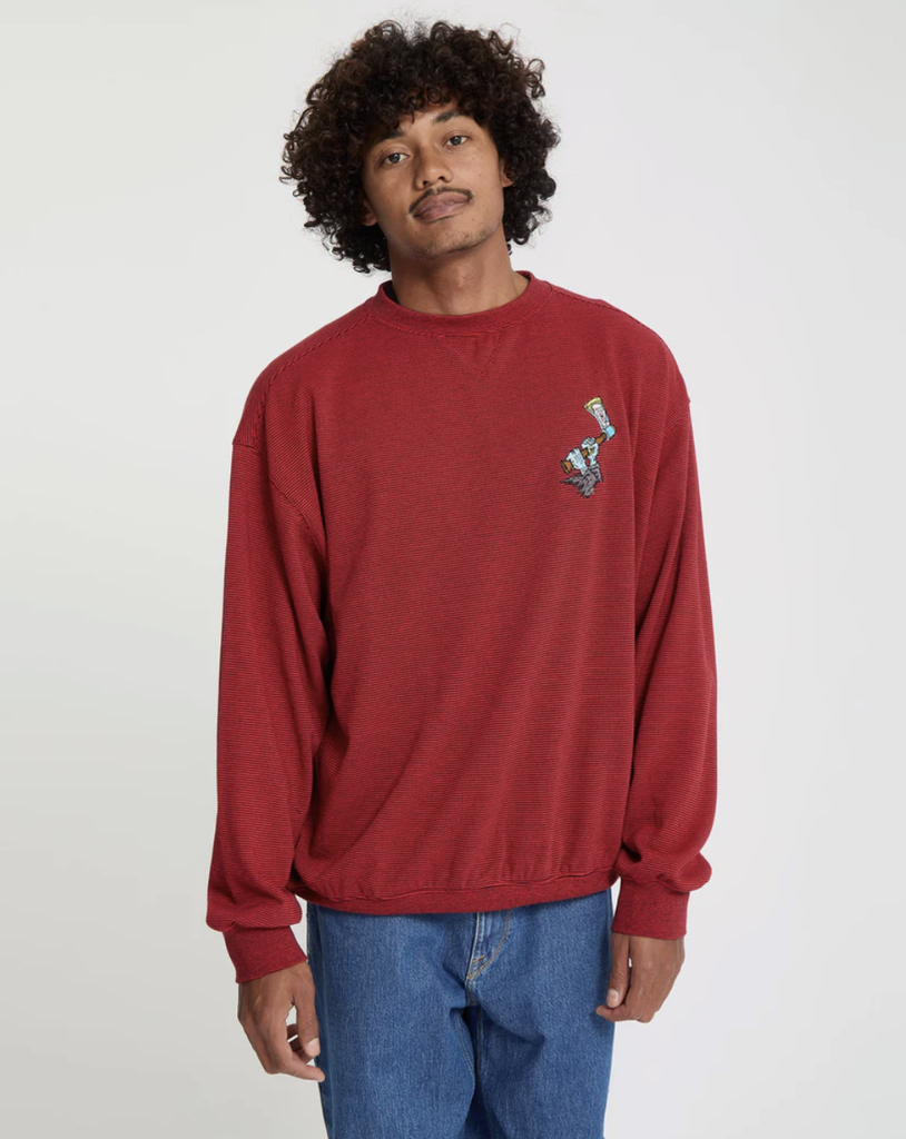 Sudadera Volcom J.J. Villard - Lifeguard Red