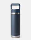 Botella con Tapa de Pajita Yeti Rambler 18 oz (532 ml) - Navy