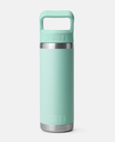 Botella con Tapa de Pajita Yeti Rambler 18 oz (532 ml) - Seafoam