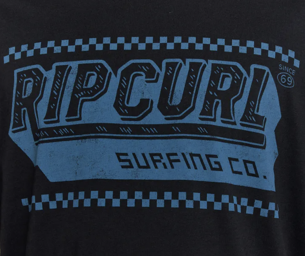 Camiseta Rip Curl Sportline Invader - Black
