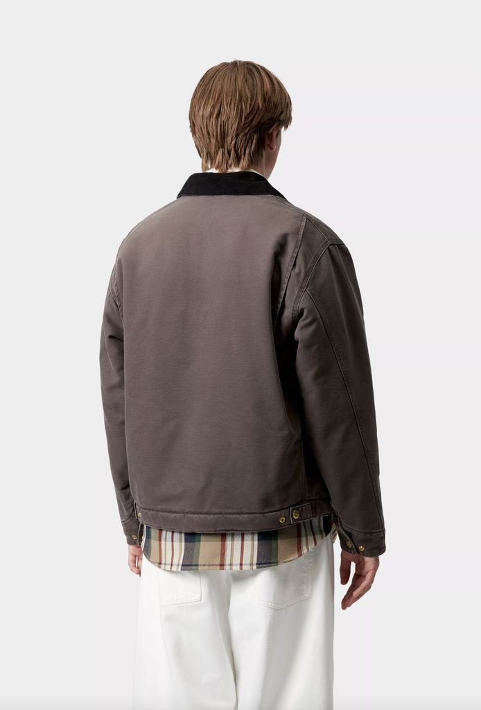 Chaqueta Carhartt WIP OG Detroit - Tobacco/Black, Stone Canvas