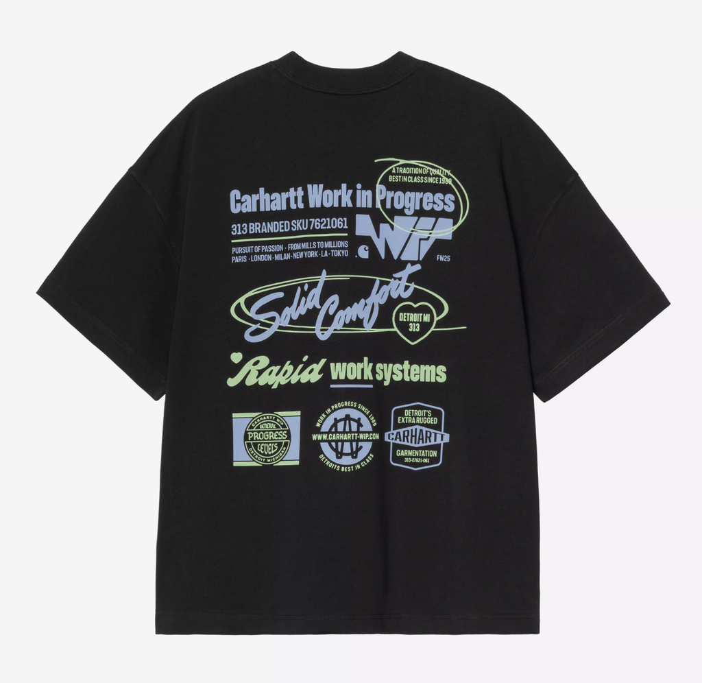 Camiseta Carhartt WIP Networks - Black