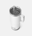 Taza con Pajita Yeti Rambler 25 oz (739 ml) - White