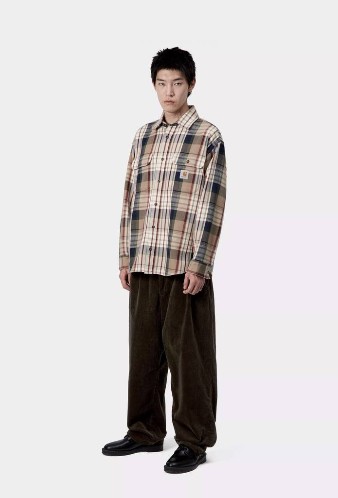 Pantalón de Pana Carhartt WIP Evan - Tobacco (Rinsed)