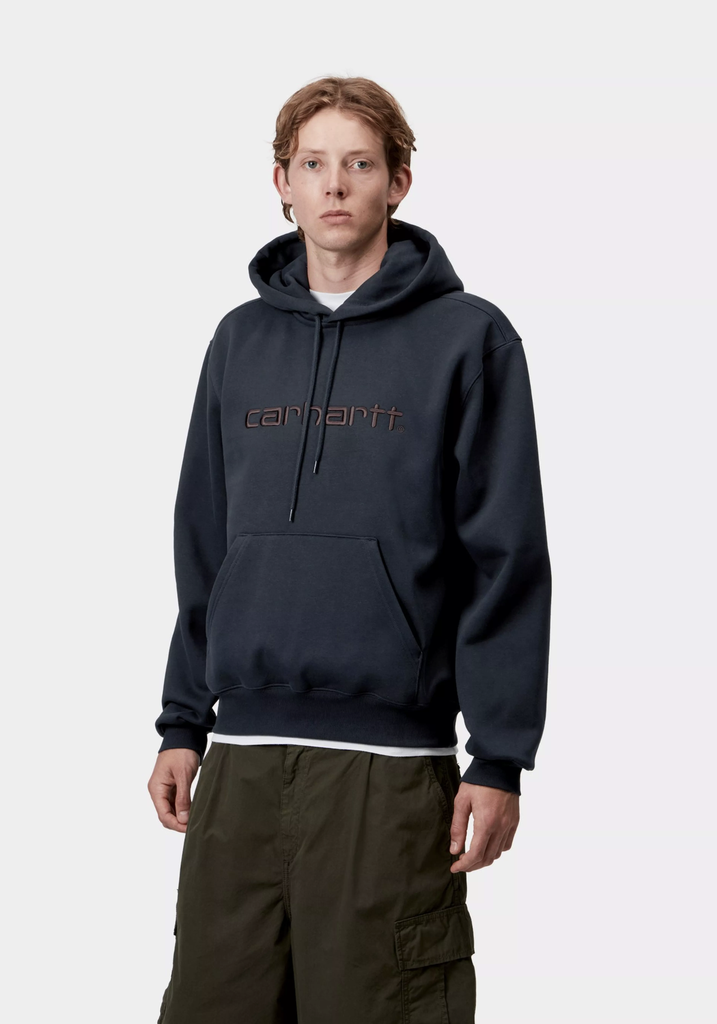 Sudadera Con Capucha Carhartt Wip Sweat - Deep Night/Palisander