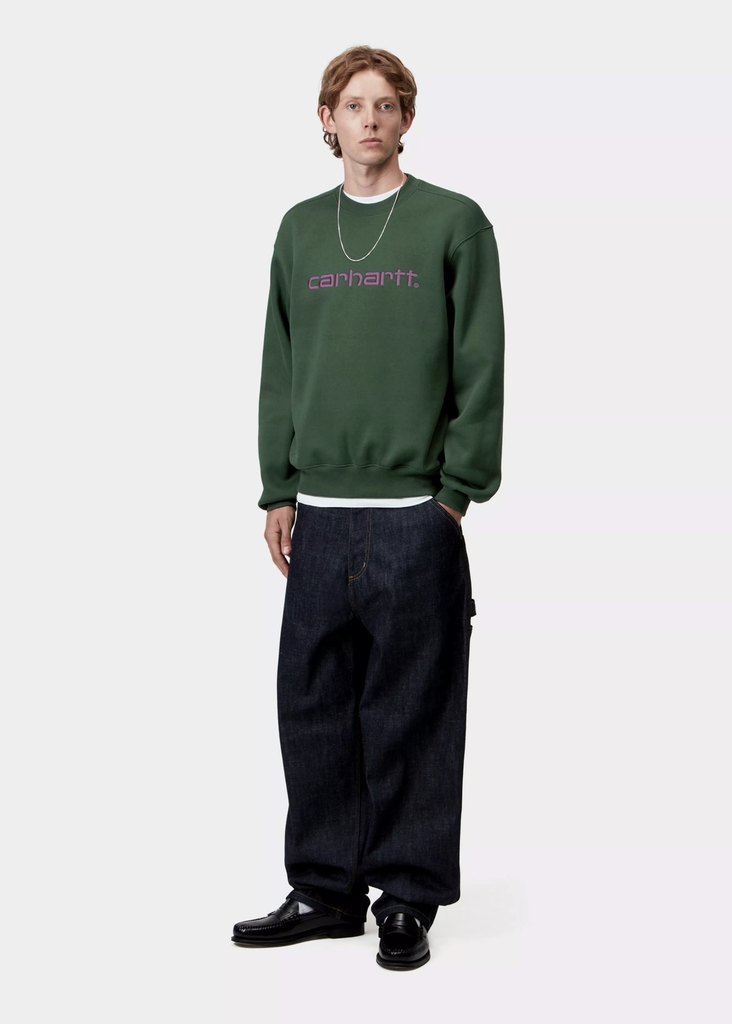 Sudadera Carhartt WIP Sweat - Sycamore Tree/Phlox