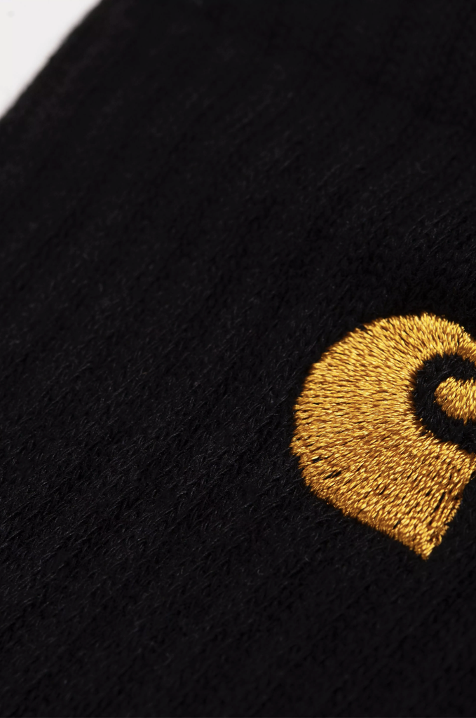 Calcetines Carhartt WIP Chase - Black/Gold