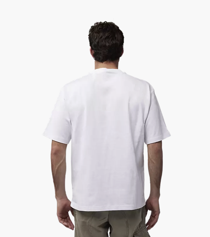 Camiseta Fox Wordmark Oversized - Optical White