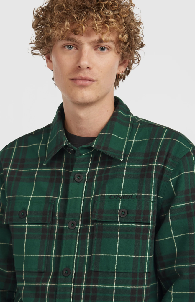 Sobrecamisa O'neill Must-Have Fleece - Green Flannel Check