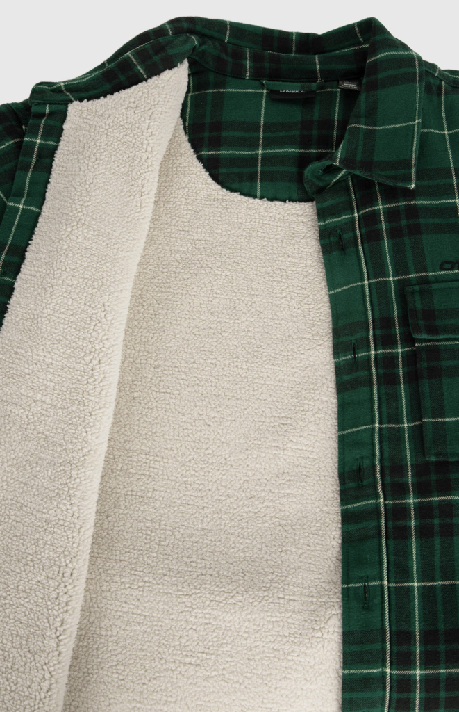 Sobrecamisa O'neill Must-Have Fleece - Green Flannel Check