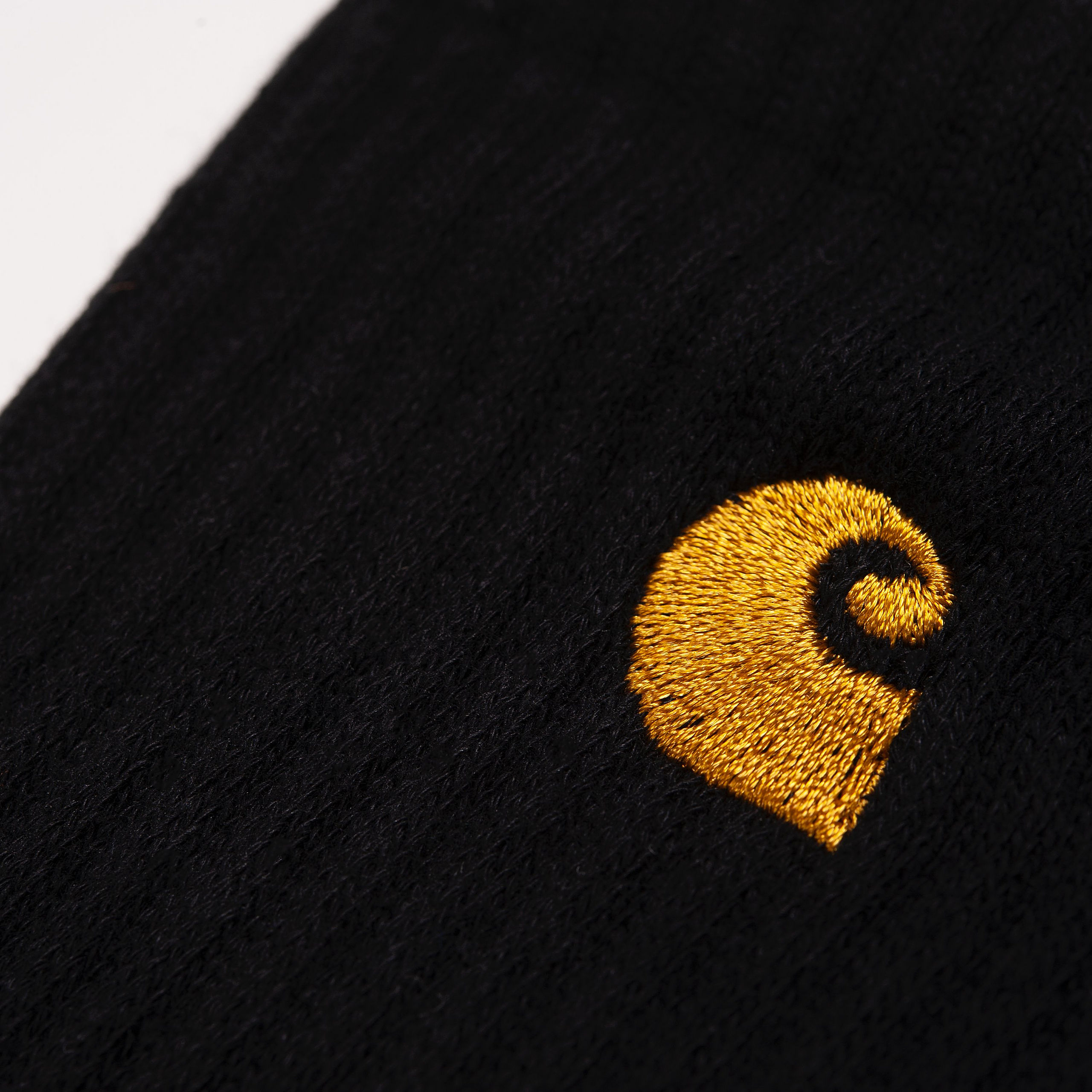 Calcetines Carhartt Wip Chase - Black/Gold